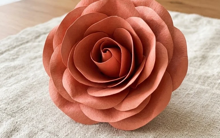 10+ tutorials to make paper rose, FREE templates, step by step