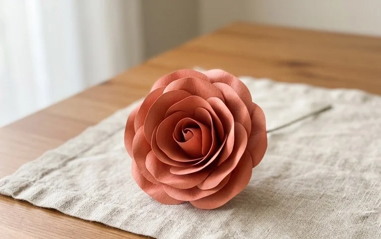 10+ tutorials to make paper rose, FREE templates, step by step